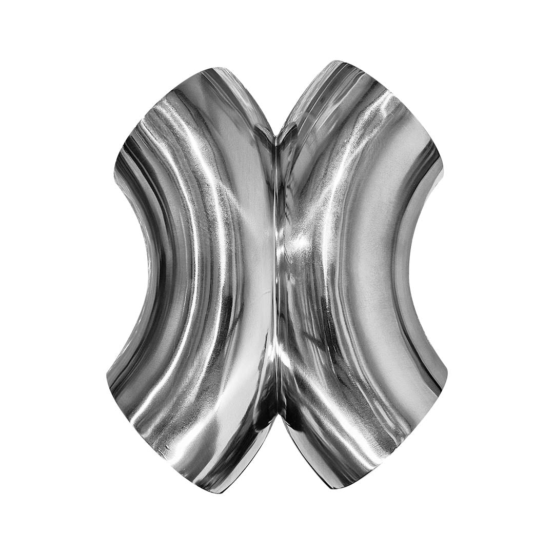 304 stainless true X-pipe exhaust balance pipe for dual exhaust systems