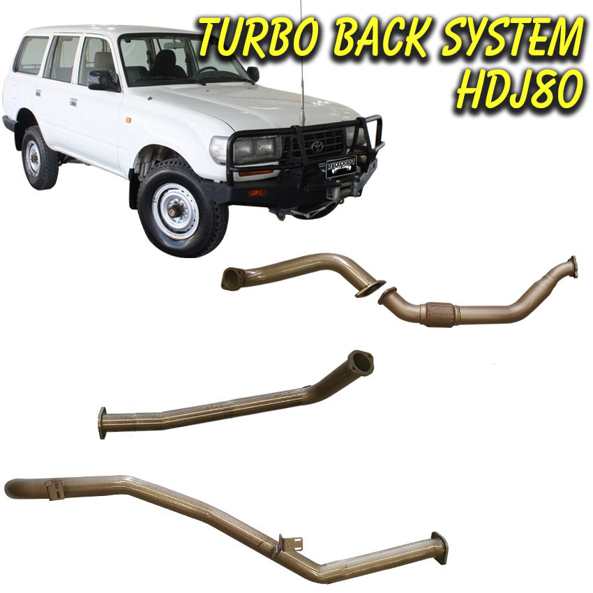 Toyota Landcruiser 80 Series Turbo Diesel 1HD 4.2L 6 Cylinder Exhaust
