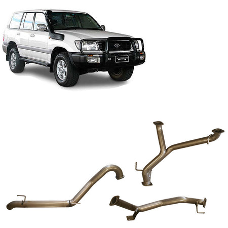 Pacemaker cat back exhaust Toyota Landcruiser 100 Series 4.7L V8 loud