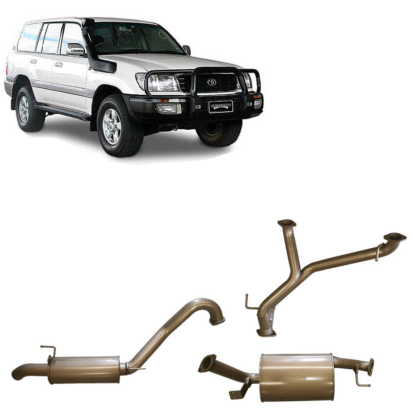 Pacemaker cat back exhaust Toyota Landcruiser 100 Series 4.7L V8 quiet