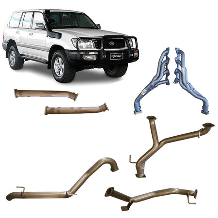 Pacemaker cat delete exhaust Toyota Landcruiser 100 Series 4.7L V8 loud