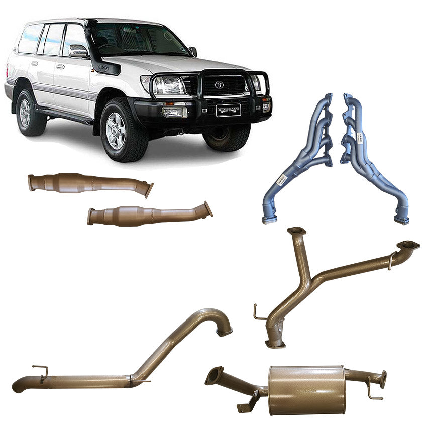Pacemaker full exhaust Toyota Landcruiser 100 Series 4.7L V8 medium