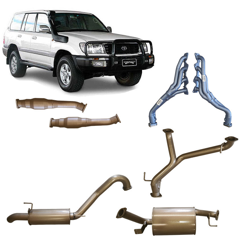 Pacemaker full exhaust Toyota Landcruiser 100 Series 4.7L V8 quiet