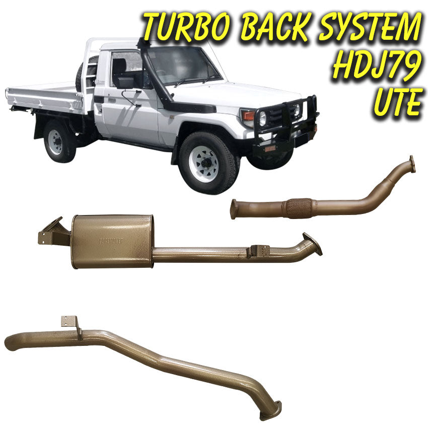 Toyota Landcruiser 70 Series Turbo Diesel 1HD 4.2L 6 Cylinder Exhaust