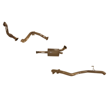 toyota landcruiser 80 series turbo exhaust system by king brown pacemaker