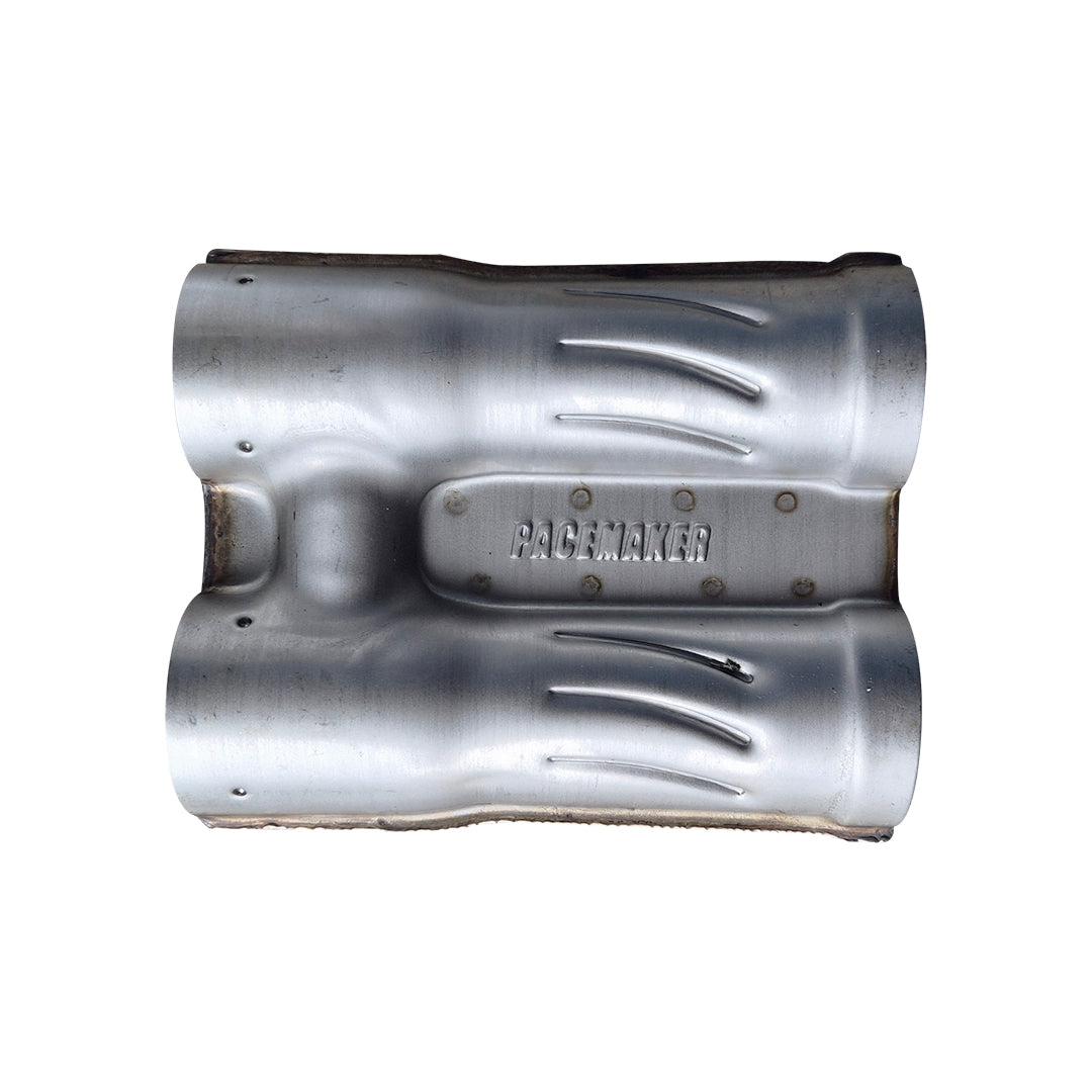 Pacemaker 409 stainless steel H-pipe exhaust balance pipe for dual exhaust systems