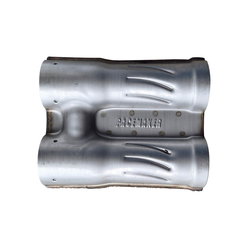 Pacemaker 409 stainless steel H-pipe exhaust balance pipe for dual exhaust systems