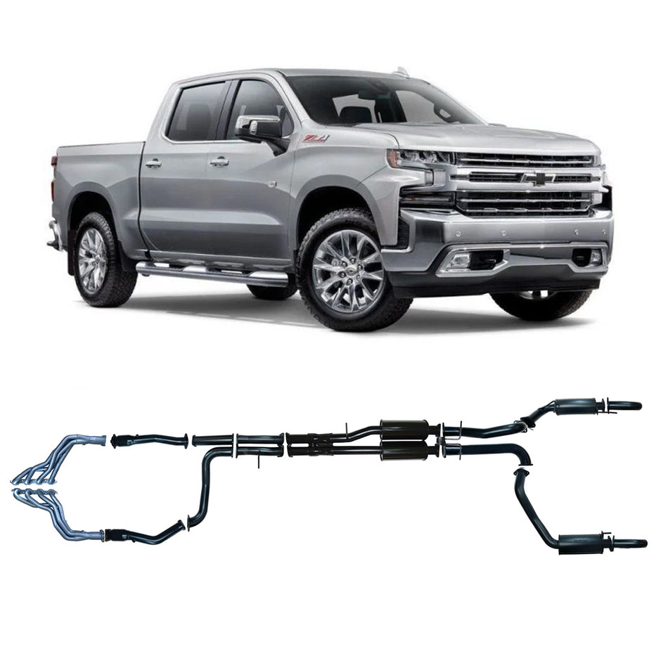 Pacemaker full 409 stainless exhaust system installed on Chevrolet Silverado 1500