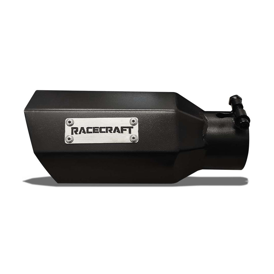 Alternate angle of Pacemaker hex exhaust tip for custom fabricated exhaust