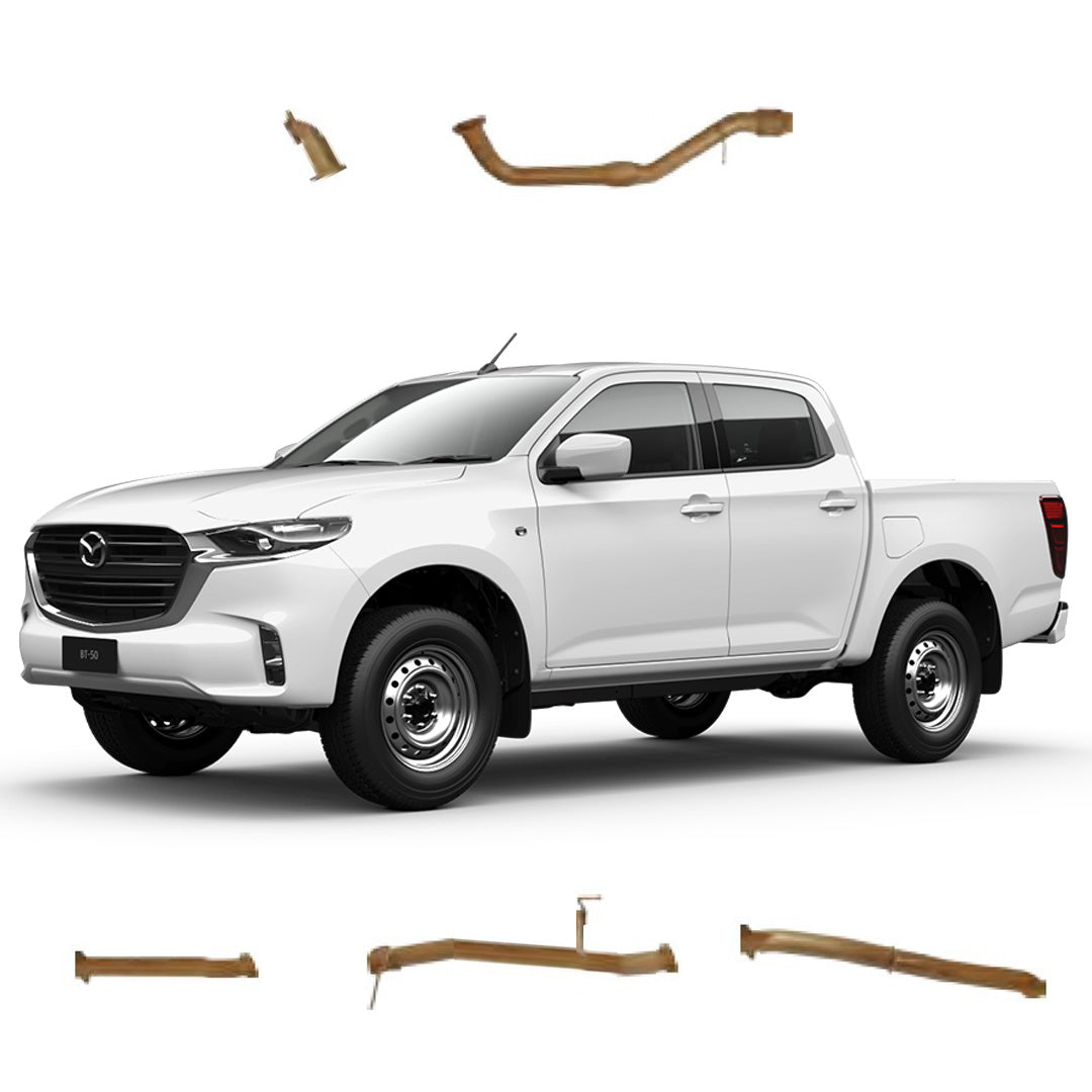 Pacemaker sports exhaust system for Mazda BT-50