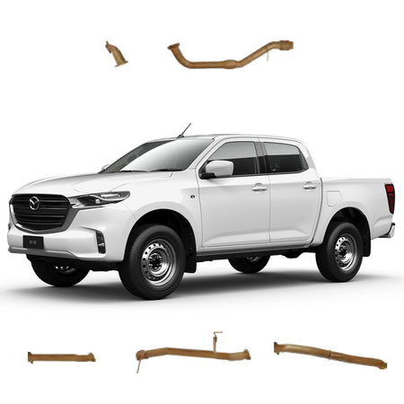 Pacemaker sports exhaust system for Mazda BT-50