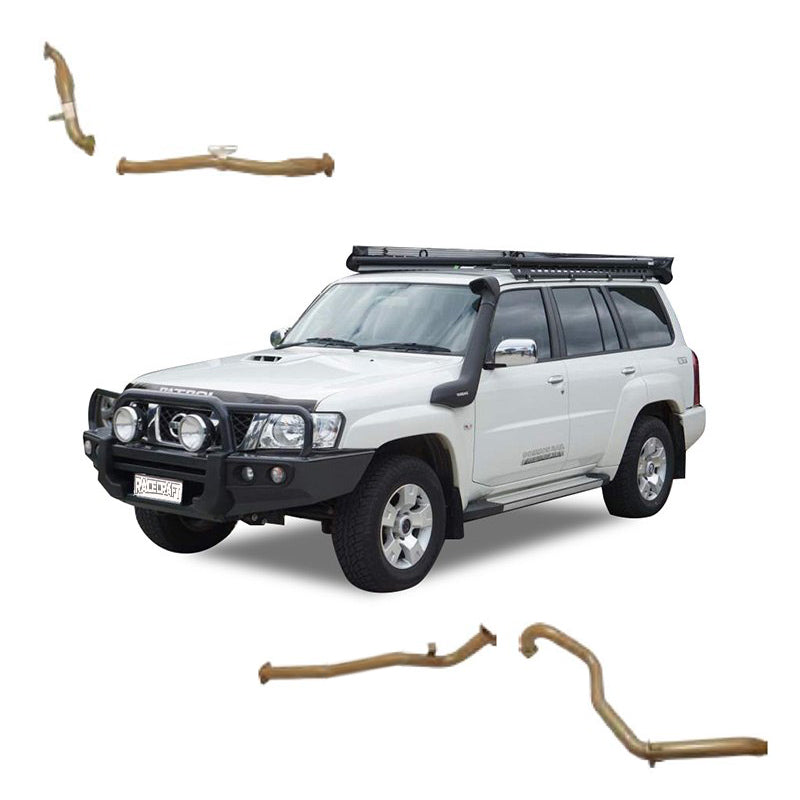 Pacemaker sports exhaust system for Nissan Patrol GU turbo diesel