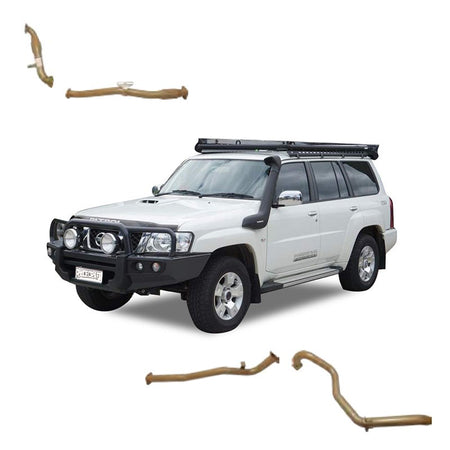 Pacemaker sports exhaust system for Nissan Patrol GU turbo diesel