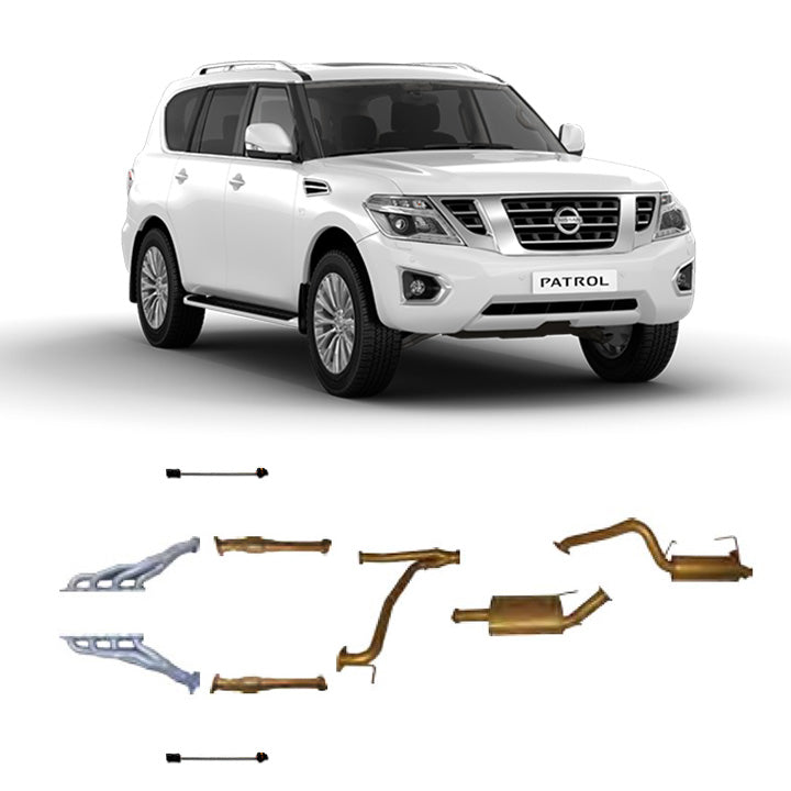 Pacemaker King Brown sports exhaust system for Nissan Patrol Y62