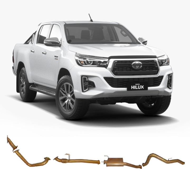 Pacemaker exhaust systems for Toyota Hilux 167, 150 and 126 series