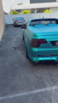 racecraft electric mufflers on ve ute loud then quiet noise comparison