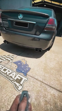 racecraft sound controlled stainless electric mufflers holden ve loud and quiet comparison