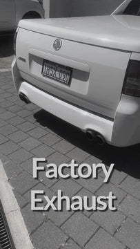 pacemaker holden commodore ve vf cat back sports exhaust system noise comparison