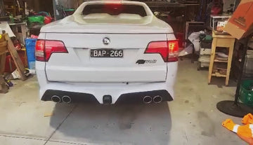 Customer sound clip of Pacemaker 3 inch exhaust system fitted to HSV VE or VF Commodore