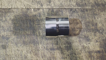 Video showing how stainless steel exhaust lap clamps are used to join exhaust pipe sections