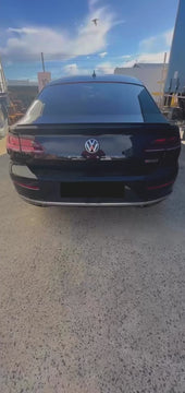 Electric muffler sound demonstration on Volkswagen vehicle