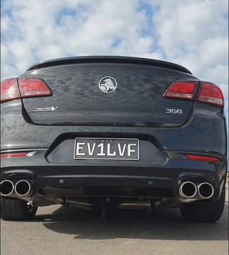 Electric muffler sound demonstration on Holden Commodore