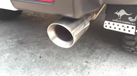 pacemaker king brown FJ cruiser sports exhaust revs
