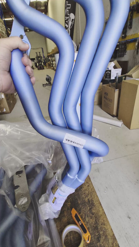Video of Pacemaker mild steel headers for Holden HQ HJ HX HZ and WB models