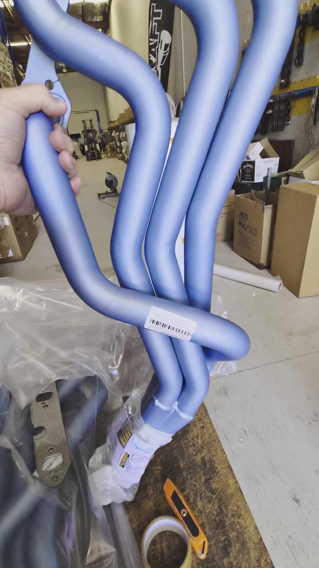 Video of Pacemaker mild steel headers for Holden HQ HJ HX HZ and WB models