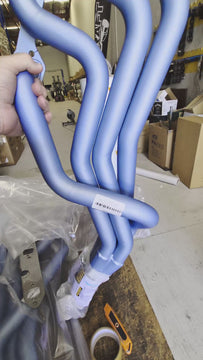 Video of Pacemaker mild steel headers for Holden HQ HJ HX HZ and WB models