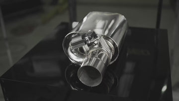 racecraft electric muffler camera pan front view