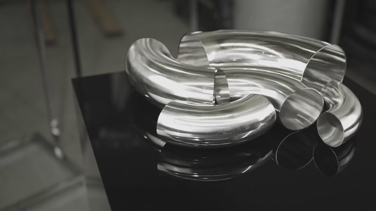 racecraft polished elbows bends stainless steel fabrication mandrel bends for custom exhausts