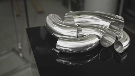 racecraft polished elbows bends stainless steel fabrication mandrel bends for custom exhausts