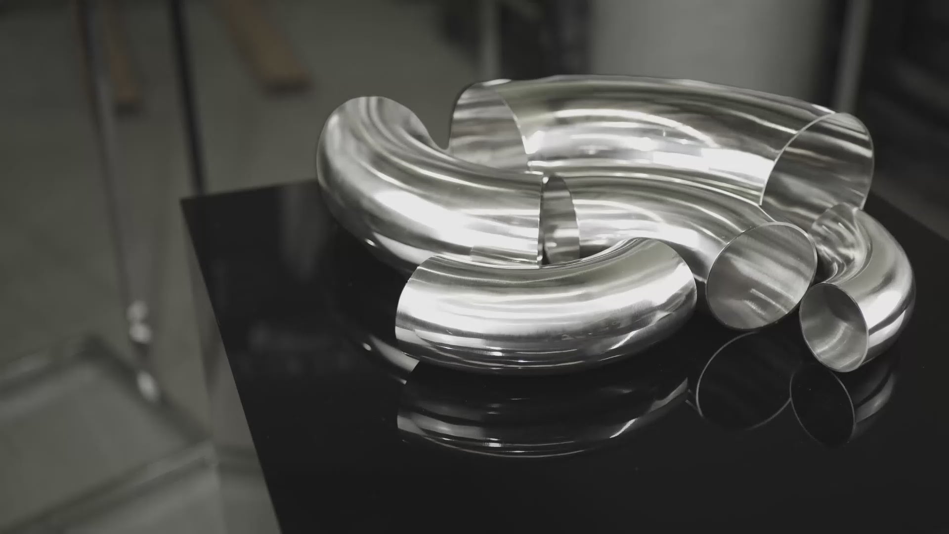 racecraft polished elbows bends stainless steel fabrication mandrel bends for custom exhausts