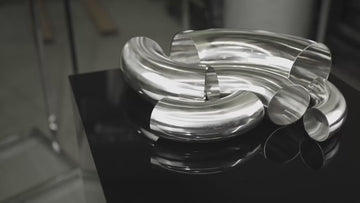 racecraft polished elbows bends stainless steel fabrication mandrel bends for custom exhausts