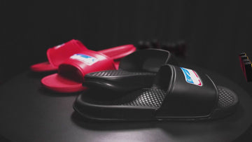 racecraft nsl slides red and black pan around