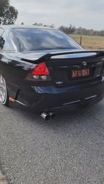 racecraft electric mufflers holden vz commodore loud then quiet idle comparison