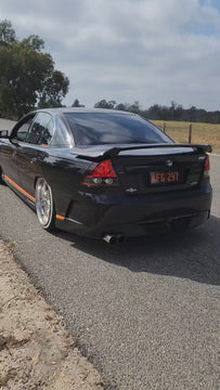 racecraft electric mufflers holden vz commodore loud then quiet revs comparison
