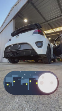 racecraft electric muffler custom exhaust system on 4 cylinder loud versus quiet