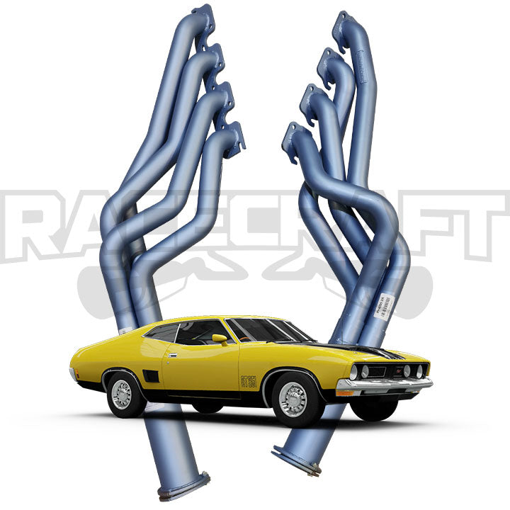Pacemaker mild steel headers for Ford Falcon XA XB XC XD XE XF Cleveland V8