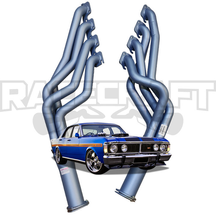 Pacemaker mild steel headers for Ford Falcon XR XT XW XY Cleveland V8