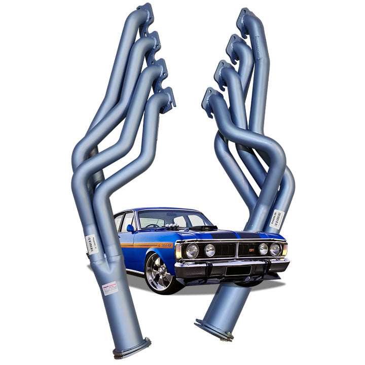 Pacemaker mild steel headers for Ford Falcon XR XT XW XY Cleveland V8