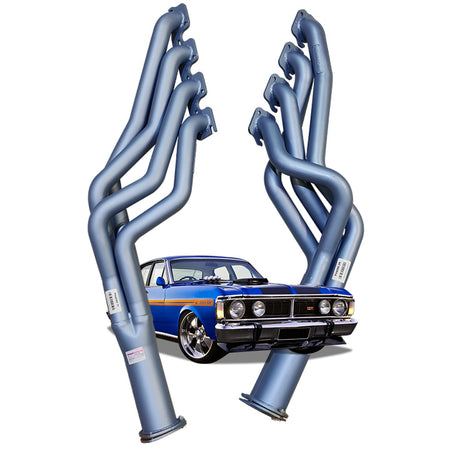 Pacemaker mild steel headers for Ford Falcon XR XT XW XY Cleveland V8