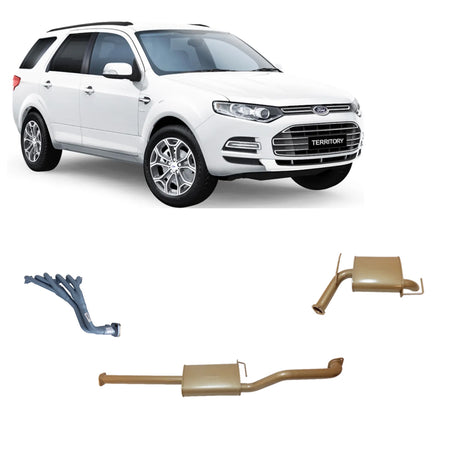 King Brown 4x4 exhaust system for Ford Territory SX SY SZ 4.0L Barra petrol