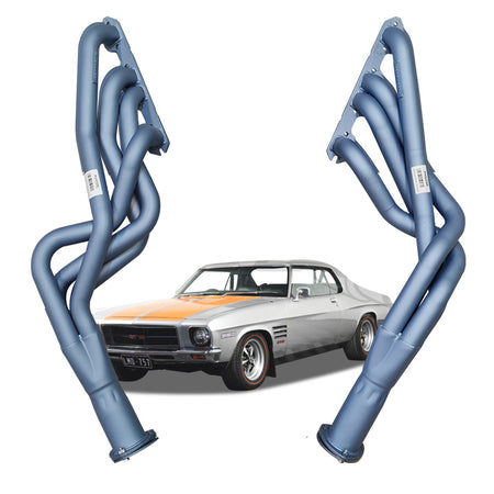 Pacemaker mild steel headers for Holden HQ HJ HX HZ and WB models