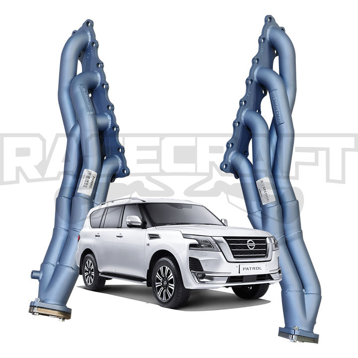 Pacemaker mild steel headers for Nissan Navara and Patrol petrol engines