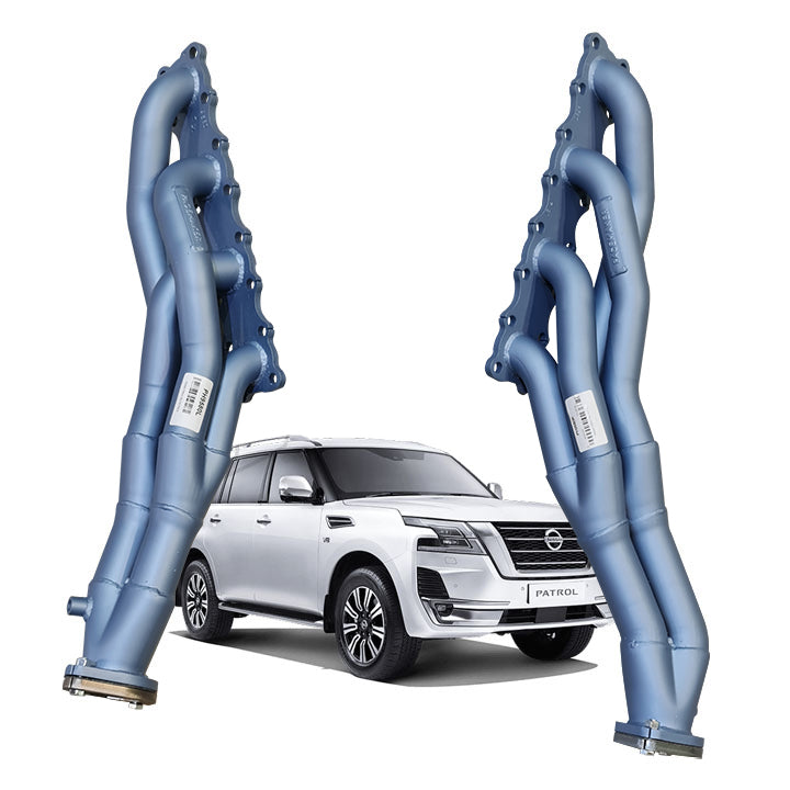 Pacemaker mild steel headers for Nissan Navara and Patrol petrol engines