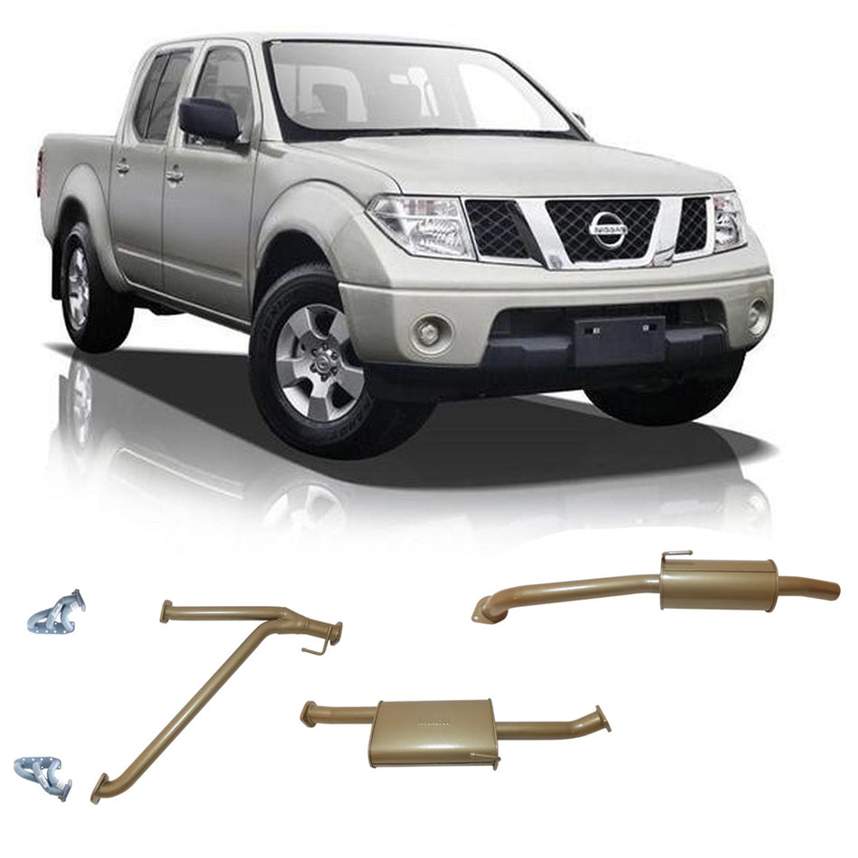 King Brown 4x4 exhaust system for Nissan Navara D40 4.0L V6 petrol