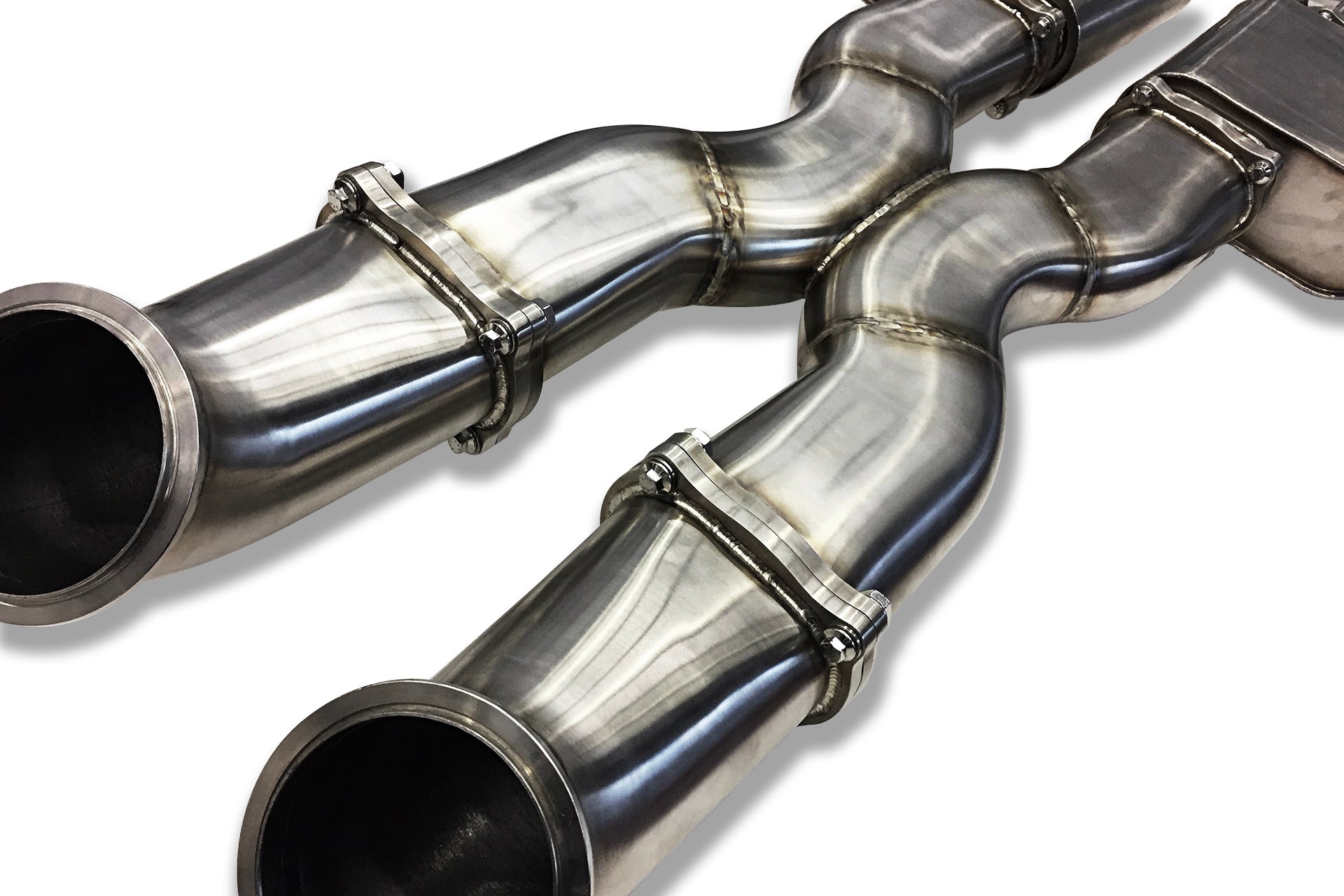 racecraft oval bends custom exhaust