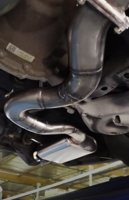 racecraft oval input muffler custom exhaust system